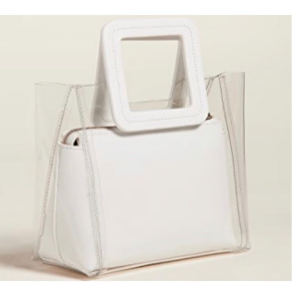 STAUD - Shirley Bag with White Leather Insert - Picture 9 of 10